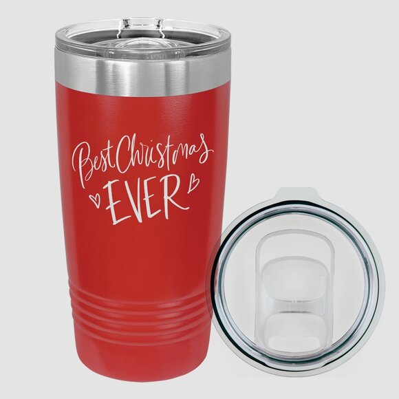 Best Christmas Ever Insulated Stainless Steel Travel Mug with Slider Lid - Picture 2 of 2